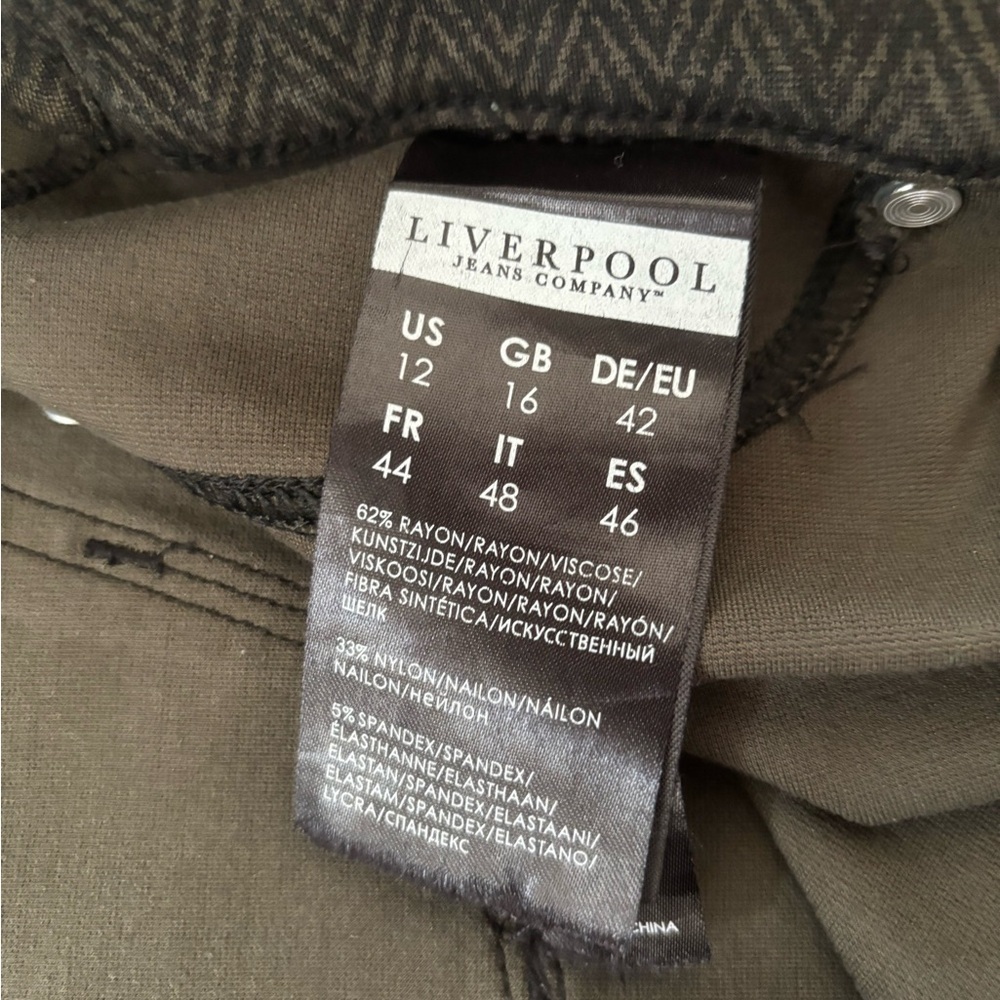 Liverpool Jeans Company brown/black Skinny Pants - Picture 6 of 7